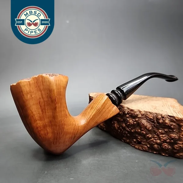 Unknown Smooth Freehand Estate Briar Pipe, Unsmoked