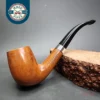 Astleys by Les Wood Smooth Bent Billiard Estate Briar Pipe, Unsmoked