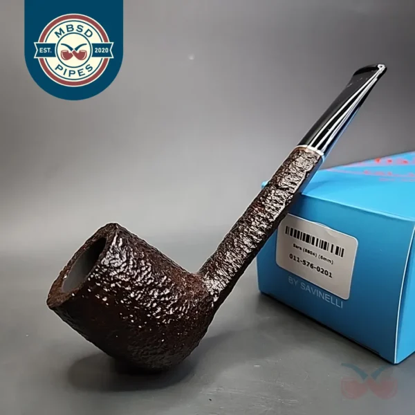 Rossi by Savinelli Sera Rusticated Canadian Briar Pipe, 6mm, New