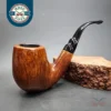 Savinelli Autograph 8 Smooth Bent Egg Estate Briar Pipe, Italian Estates