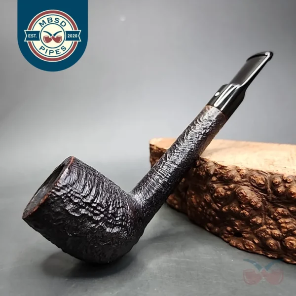 1982 Dunhill Shell 31111 Sandblasted Lovat Estate Briar Pipe, English Estates