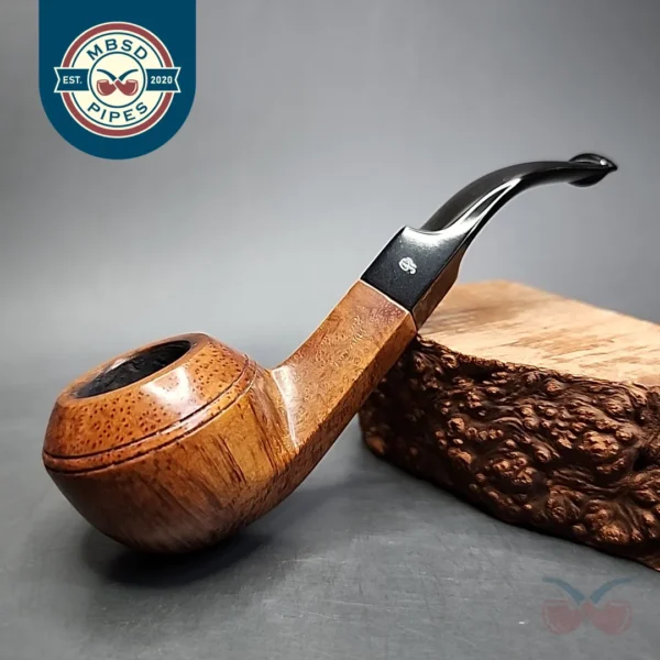 Peterson Kildare 80s Smooth Bent Bulldog Estate Briar Pipe, Italian Estates