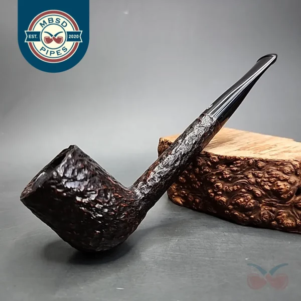 Astleys of London Rusticated Liverpool Estate Briar Pipe, English Estates