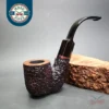 Savinelli Oscar 604 KS Rusticated Oom Paul Estate Briar Pipe, Italian Estates