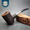 Ferndown Bark 3 Star Silver Spigot Poker Estate Briar Pipe, English Estates