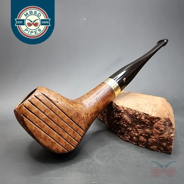 Peterson Handmade Golf Club with Gold Band, Estate Briar Pipe, Irish Estates [SOLD]