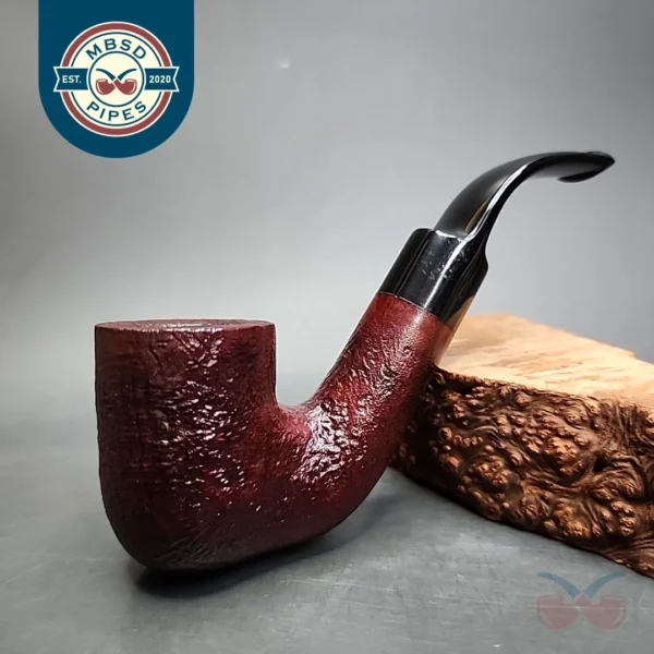 Gigi Country Sandblasted Oom Paul Estate Briar Pipe, Unsmoked