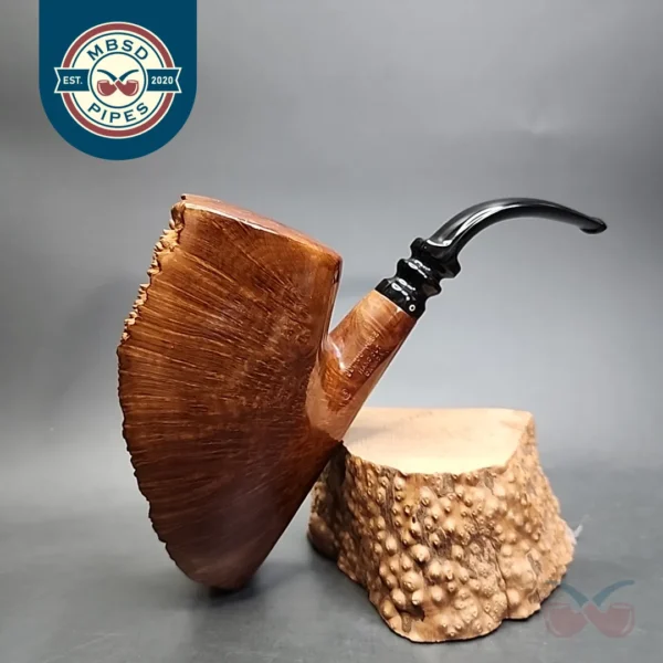 Julius Vesz Hand Cut B Magnum Freehand Estate Briar Pipe, Canadian Estates