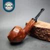 Bennie Joe Smooth Rhodesian Handmade Briar Pipe, New