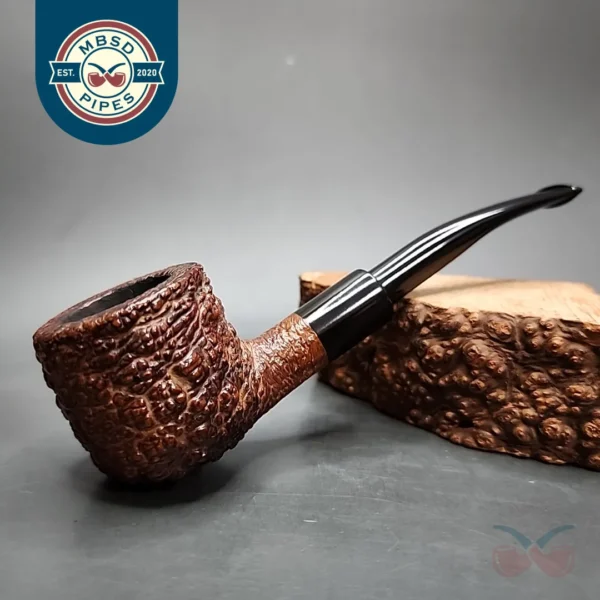 Savinelli Capri Bruna 121 Bent Pot Estate Briar Pipe, Italian Estates