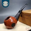 Castello Sea Rock Briar G π Bent Apple Estate Briar Pipe, Italian Estates