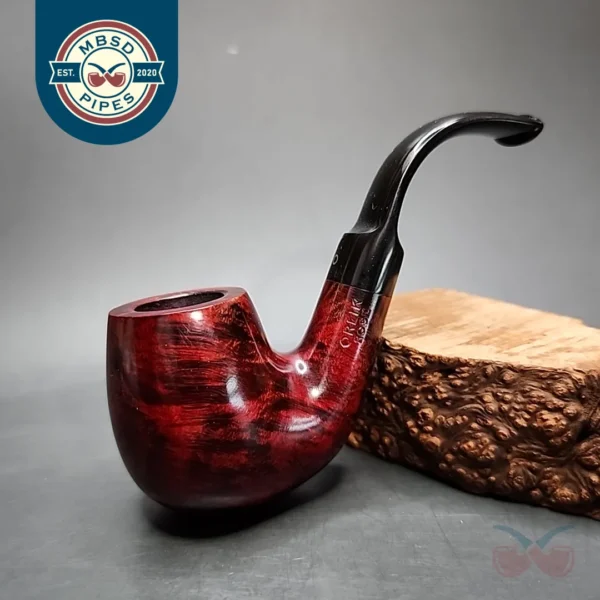 Orlik Rose 21478 Smooth Bent Billiard Estate Briar Pipe, Unsmoked [SOLD]