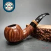 Jens Tao Nielsen Smooth Bent Apple Estate Briar Pipe, Danish Estates