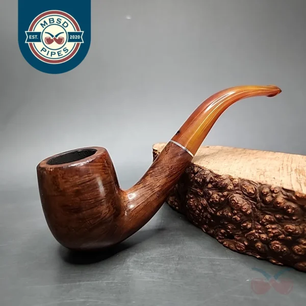 KB&B Kaywoodie Drinkless Suntan Rock Ambera 7214 Estate Briar Pipe, American Estates [SOLD]