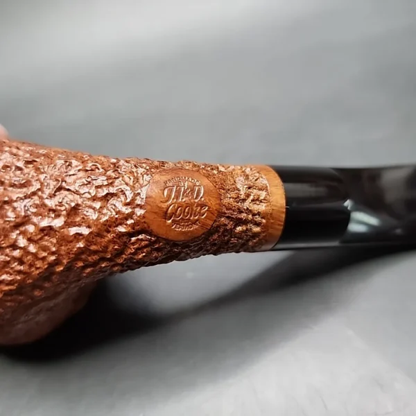 J.T. & D. Cooke Bent Rhodesian Estate Briar Pipe, American Estates [SOLD] - Image 3