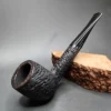 Sasieni Old England 55 Rusticated Billiard Estate Briar Pipe, English Estates - Image 3