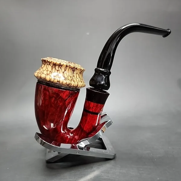 Mutcat Calabash Handmade Pipe, New - Image 3