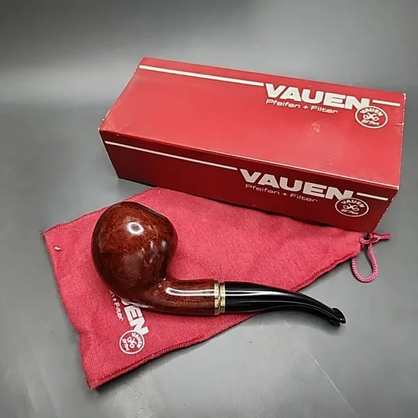 Vauen 3213 Smooth Pear Estate Briar Pipe, Unsmoked, 9mm - Image 3