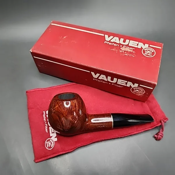 Vauen 3212 Smooth Straight Apple Estate Briar Pipe, Unsmoked, 9mm - Image 3