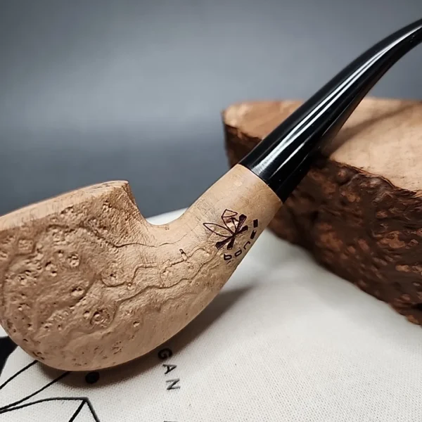 Morgan Bones Bent Pot Briar Pipe, New - Image 3