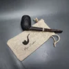 Pipe Tristan Sandblasted Billiard, Handmade Briar Pipe, New [SOLD] - Image 3