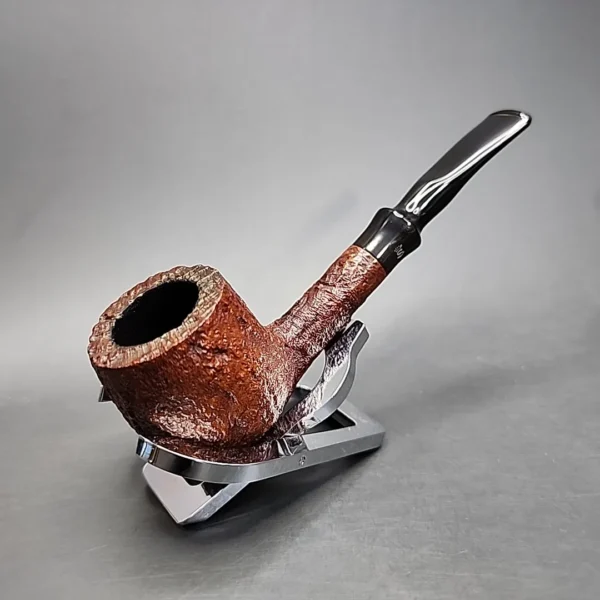 Stanwell 1240 Reg Era Sandblasted Pot Estate Briar Pipe, Danish Estates - Image 3