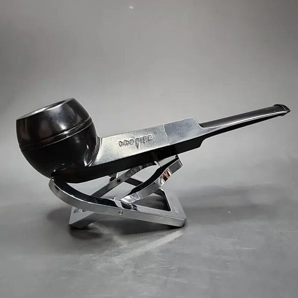 The Pipe Black Smooth Straight Bulldog Estate Pipe, Unsmoked [SOLD] - Image 3