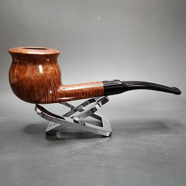 Jobey Fawn Extra E52 Smooth Tulip Estate Briar Pipe, Italian Estates [SOLD] - Image 3