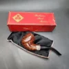 BBB Turnberry 304 Smooth Bent Billiard w/ Silver Estate Briar Pipe, Unsmoked - Image 3