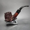 GBD Giant Rusticated Bent Brandy Estate Briar Pipe, English Estates - Image 3