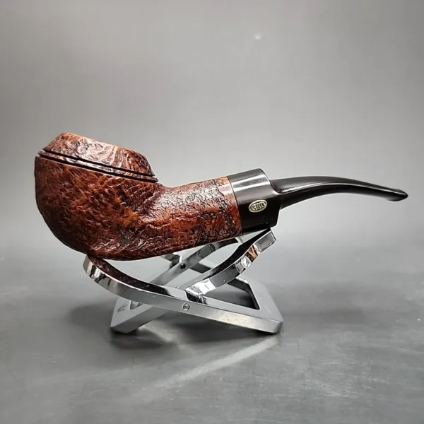 GBD Prehistoric 9438 Sandblasted Bullmoose Estate Briar Pipe, English Estates - Image 3