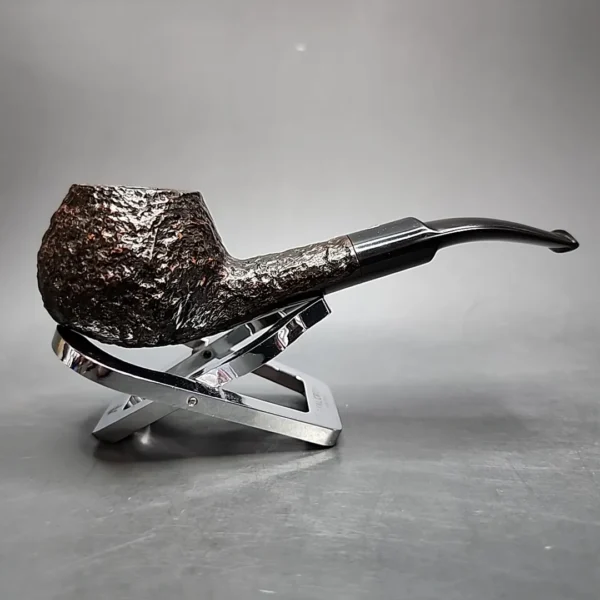Astleys Rusticated Banker Estate Briar Pipe, English Estates - Image 3