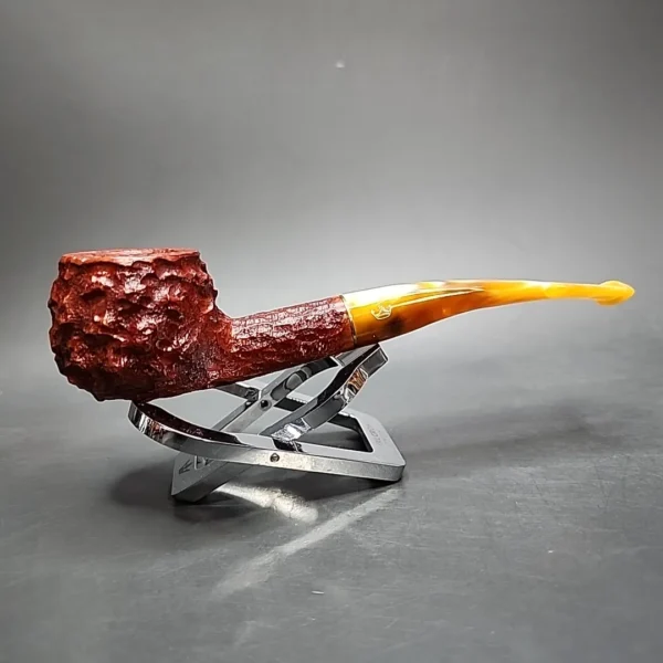 Savinelli Stellar 315 KS Rusticated Prince Estate Briar Pipe, Unsmoked, 6mm - Image 3