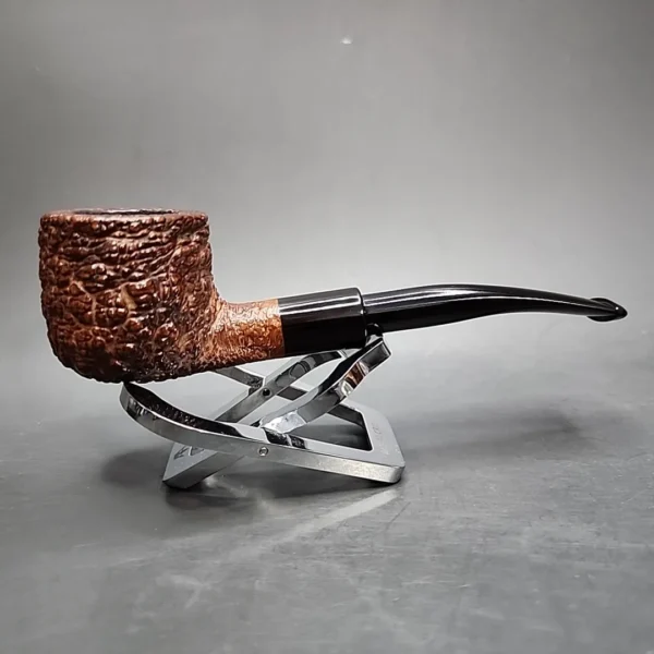 Savinelli Capri Bruna 121 Bent Pot Estate Briar Pipe, Italian Estates - Image 3