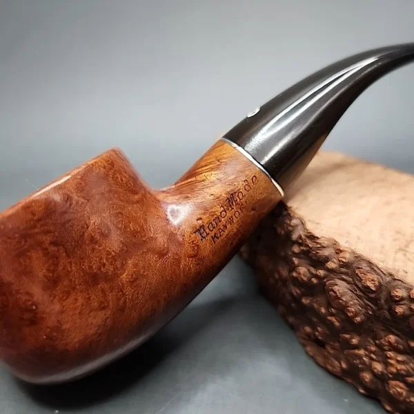 Kaywoodie Handmade "Paul Bunyan" Wide Pot Estate Briar Pipe, 4Hole Stinger, American Estates - Image 3