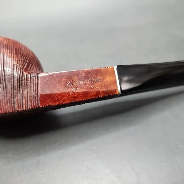Kaywoodie Fine Line Straight Bulldog Estate Briar Pipe, American Estates [SOLD] - Image 3