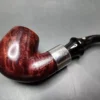 KB&B Rocky Briar Chesterfield 1616C Smooth Bent Billiard Estate Briar Pipe, American Estates - Image 3