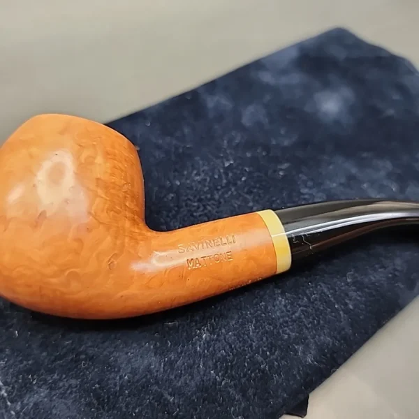 Savinelli Mattone 626 Smooth Bent Apple Briar Pipe, 6mm, New - Image 3