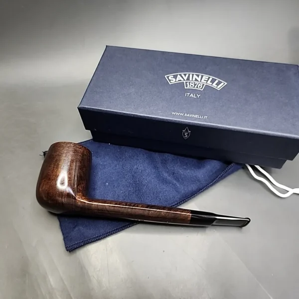 Savinelli Hercules 803 EX Smooth Lumberman Briar Pipe, New - Image 3