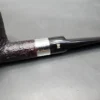 Stanwell Sterling Sandblasted Saddle Billiard Estate Briar Pipe, Danish Estates - Image 3