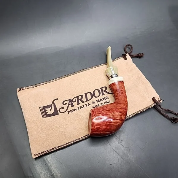 Ardor Marte Fantasy Smooth Egg Estate Briar Pipe, Unsmoked [SOLD] - Image 3