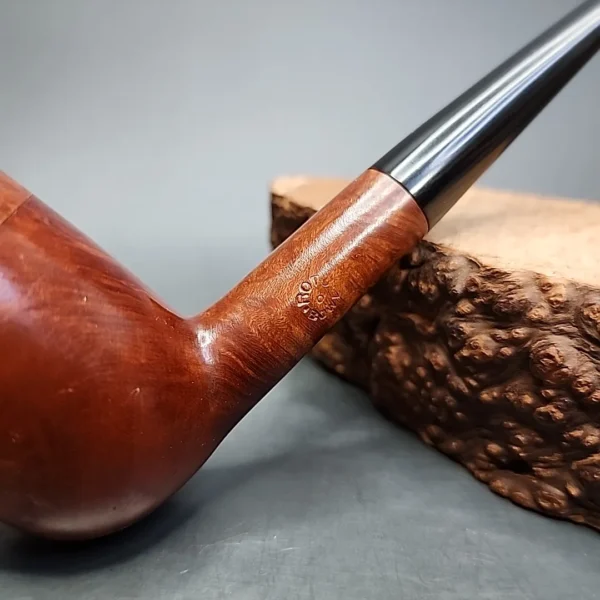 Roto Bowl Smooth Straight Billiard Sitter Estate Briar Pipe, Unsmoked [SOLD] - Image 3