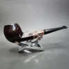 Peterson 2022 Christmas Smooth Spigot Bulldog Estate Briar Pipe, Irish Estates - Image 3