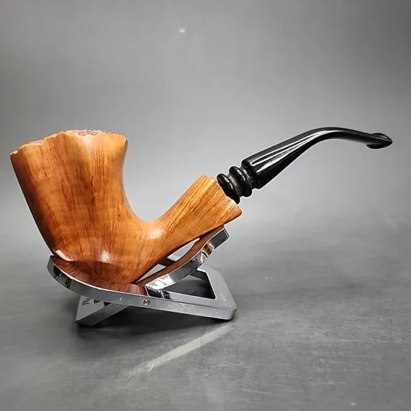 Unknown Smooth Freehand Estate Briar Pipe, Unsmoked - Image 3