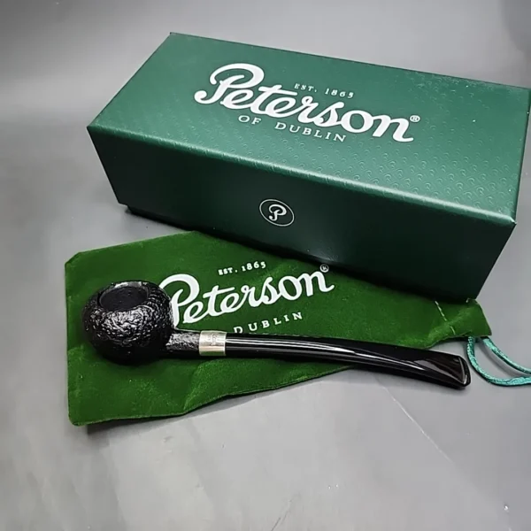 Peterson Carroll of Carrollton 2024 175/248 Sandblasted Demiwarden Tomato Briar Pipe, New - Image 3