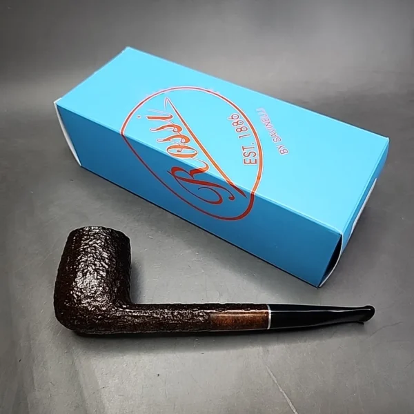 Rossi by Savinelli Sera Rusticated Canadian Briar Pipe, 6mm, New - Image 3