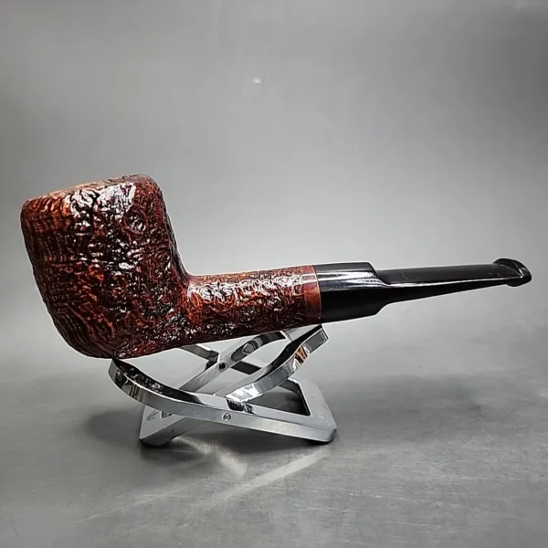 Viprati Sandblasted Pear Estate Briar Pipe, Italian Estates - Image 3