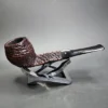 1955 Dunhill Shell Briar 48 Saddle Bulldog Estate Briar Pipe, English Estates - Image 3
