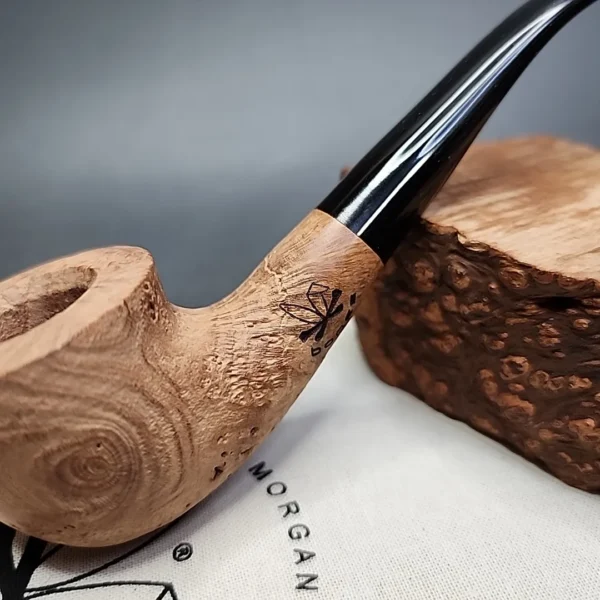 Morgan Bones Bent Pot Briar Pipe, New - Image 3