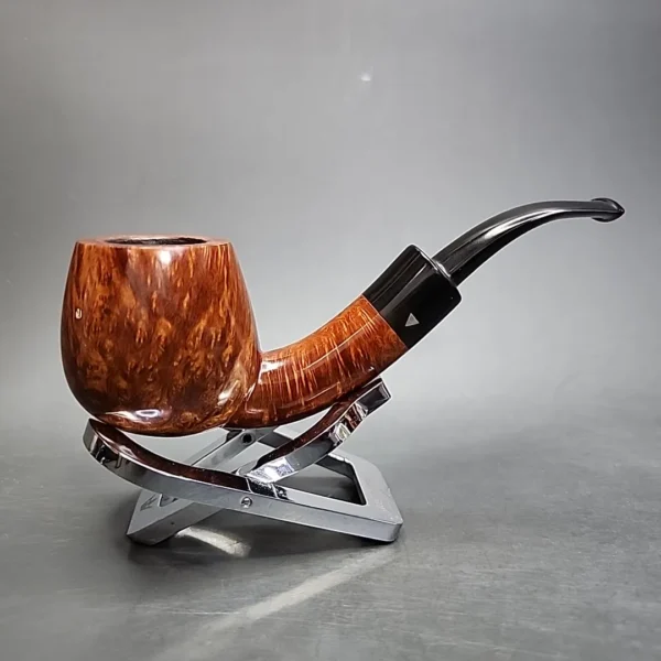 Kurt Balleby B Smooth Bent Apple Estate Briar Pipe, Danish Estates - Image 3